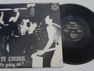 WHITE CROSS . What's Going On . US Press 1983  Zero Degree Records ZD 004 . 1 LP