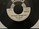 DOO WOP 45 : DEAN BARLOW NIGHT BEFORE LAST / YESTERDAYS KISSES LESCAY
