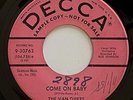The Van Dykes Come On Baby / Lambie Baby 45 rpm Decca Doo-Wop (1958) vg++ DJ