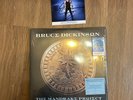 Autographed Bruce Dickinson The Mandrake Project 2 blue LP vinyl Read Descriptio