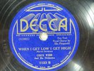 Ella Fitzgerald w/ Chick Webb & Orch. - DECCA 1123 - When I Get Low I Get High