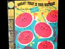 1951 Hooray Today is Your Birthday78 RPM Young People Record Signed  Tom Glazer