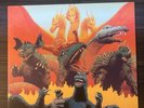 Godzilla Destroy All Monsters 1968 Score Blue Gold Swirl Vinyl LP See Descrip