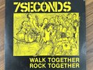 7 Seconds, Walk Together, Rock Together, 1985 EP with insert, Mispress.