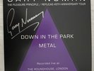 GARY NUMAN - DOWN IN THE PARK / METAL (LIVE) - SIGNED COLOURED VINYL 7