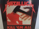 LP 33T ROCK TRASH METAL METALLICA KILL 'EM ALL FR BOOTLEG MFN 7 RED VINYL NM