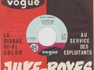 JOHNNY HALLYDAY TU PARLES TROP / BIEN TROP TIMIDE FRENCH 45 SINGLE