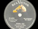 Elvis Presley – Hound Dog 20-6604, Shellac, 78 RPM, Indianapolis Press, US, 1956
