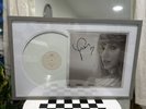 Taylor Swift The Tortured Poets Department Framed Vinyl LP Hand Signed Heart