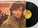 John Cougar Mellencamp Signed American Fool Album Cover w/ Vinyl AUTO JSA COA