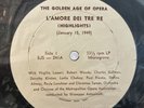 L’AMORE DEI TRE RE EJS 241 THE GOLDEN AGE OF OPERA PRIVATE RARE VTG #11