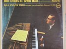 BILL EVANS TRIO - AT TOWN HALL VOLUME 1 - UK MONO VERVE LP - VLP9172