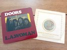 The DOORS LA Woman 1971 Die Cut window Psych VG/VG+ embossed A1/B2