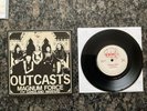 Rare Punk 7” Vinyl Outcasts Magnum Force GBH Records 1981 Skinhead Oi