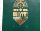 BIG COUNTRY THE CROSSING LP RARE GREEN TEXTURED EMBOSSED SLEEVE NEAR MINT /EX