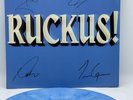 NEW Movements RUCKUS  Blue And White SIGNED Vinyl LP Feel Something AITOGRAPHED
