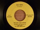 The Stix And Stonz  Bad News/Gator Tails And Monkey Ribs CRAZY RARE  FL Garage