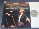 NM DVORAK: NEW WORLD SYMPHONY LP, Cleveland Orch', von Dohnanyi, DECCA 414 421-1