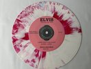 Vintage Elvis Presley Faded Love / Gentle On My Mind 7 Inch Pink Swirl Vinyl 45”