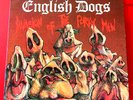 English Dogs Invasion Of The Porky Men LP+LYRIC INNER UK ORIG 1984 Clay VINYL