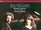 NETHERLANDS 1985 CLASSICAL LP SCHUBERT, MARTHA ARGRICH, MISCHA MAISKY : SONATA F