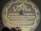12” Victor 78 RPM Otto Kuester - German Was Working Downtown V-56009 V++ Comic