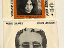Beatles John Lennon 45rpms with Picture Sleeves Mind Games, Woman Is The - World