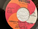 Rare Latin Soul CHOLLO RIVERA Black & Blue/I Could Never Hurt You Girl Cotique