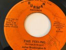 N SOUL FUNK 45 Julius Brockington Magic Force This Feeling/ Cosmic BURMAN 4211