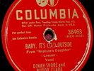 Dinah Shore Buddy Clark Baby It's Cold Outside 78 PLAY GRADED Fully Tested