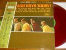 The BEACH BOYS Today  LP Japanese RED colored vinyl w/OBI Capitol VG+/Excellent