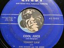 TOMMY LAW Rare Rockabilly 45 Crest  #1055 Cool Juice b/w I Feel So Fine