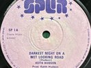 KEITH HUDSON Darkest Night On A Wet Looking Road SPUR SP1 1971 Creole Vinyl EX+
