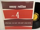 SONNY ROLLINS / PLUS (4) FOUR (LP) OJC RE-ISSUE PRESTIGE 7038 EX/EX