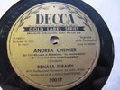 RENATA TEBALDI 1st REC La Wally / ANDREA CHENIER Mamma Morta Nino Sanzogno DECCA