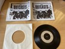 THE OUTCASTS - SELF CONSCIOUS OVER YOU - 1979 GOOD VIBRATIONS 7' + FOLDED CVR