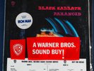 Black Sabbath Paranoid US Orig'70 W/Bros. Promo White Label Timing Strip Sticker