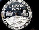 CHARLES MATSON’S CREOLE SERENADERS - ’TAIN’T NOBODY’S BIZ-NES’ EDISON DISC 78