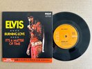 ELVIS PRESLEY BURNING LOVE NM PIC SLEEVE 1972 AUSTRALIAN RELEASE 7