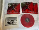 The Cult Sonic Temple Limited Edition Red Vinyl OG UK 1989 w/ 2 promo flats