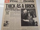 Jethro Tull - Thick As A Brick - Vinyl LP UK 1970's Press Newspaper EX+/NM