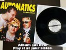 The Automatics RARE Go Bananas  Italian Import Vinyl LP w Poster Mutant Pop
