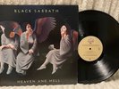 HARD ROCK - HEAVY METAL  LP  - BLACK SABBATH - HEAVEN AND HELL  - 1980 WARNER BR