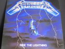 Metallica Ride the Lightning LP w/ Lyric Sleeve & Order Form Megaforce Unplayed