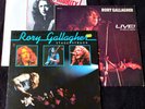 RORY GALLAGHER – 3Lp's – STAGE STRUCK, LIVE IN EUROPE & TOP PRIORITY
