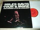 MILES DAVIS : FOUR&MORE LP COLUMBIA PC 9253 USA