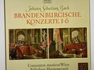 BACH Brandenburg Concertos 1-6, 2xLP Vinyl Box Telefunken 6.35043 Harnoncourt