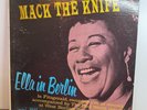 ELLA FITZGERALD / ELLAIN BERLIN Mack the Knife / Live Recording Vinyl LP VG PLUS