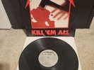 Metallica Kill Em All 1983 1st Press Lp Vinyl Megaforce Silver Label VG Rare