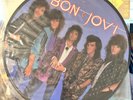BON JOVI Picture Disc LP SLIPPERY WHEN WET Album 1986 Vintage